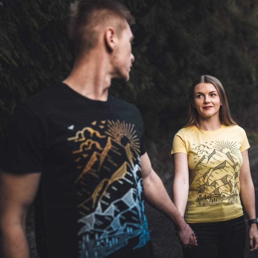 Dámske BIO tričko Skica hôr