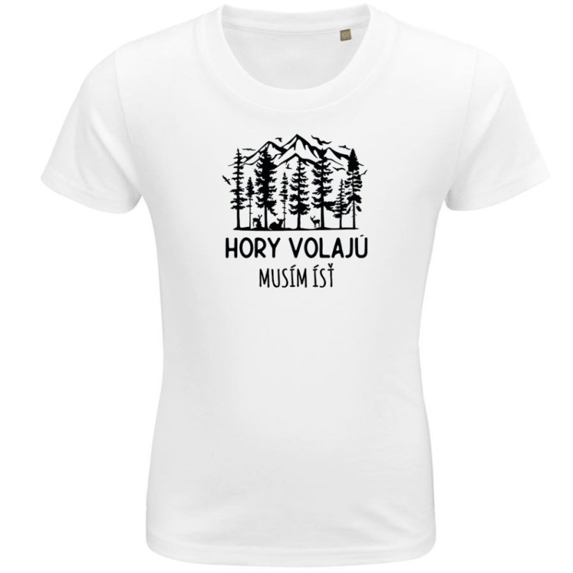 Detské tričko Hory volajú