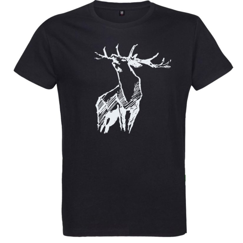 Pánske tričko Ručiaci jeleň