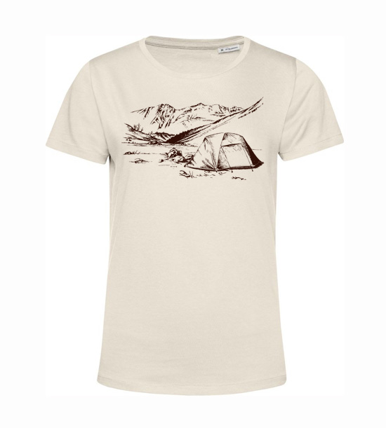 Dámske  tričko  stanovanie v horách