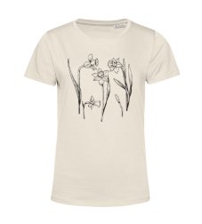 Dámske Bio tričko  narcis  skica