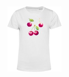 Dámske BIO tričko čerešne