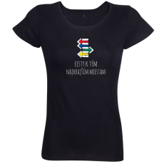 Dámske tričko Cesty k tým najkrajším miestam