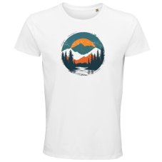 Pánske tričko Rieka v prírode kruh