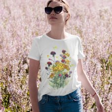 Dámske Bio tričko  Letné lúčne kvety