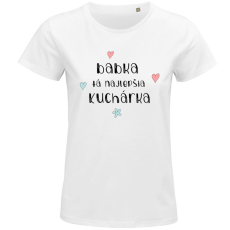 Dámske tričko babka ta najlepšia kuchárka