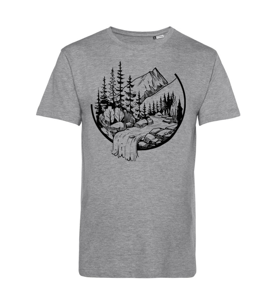 Pánske BIo tričko príroda v kruhu