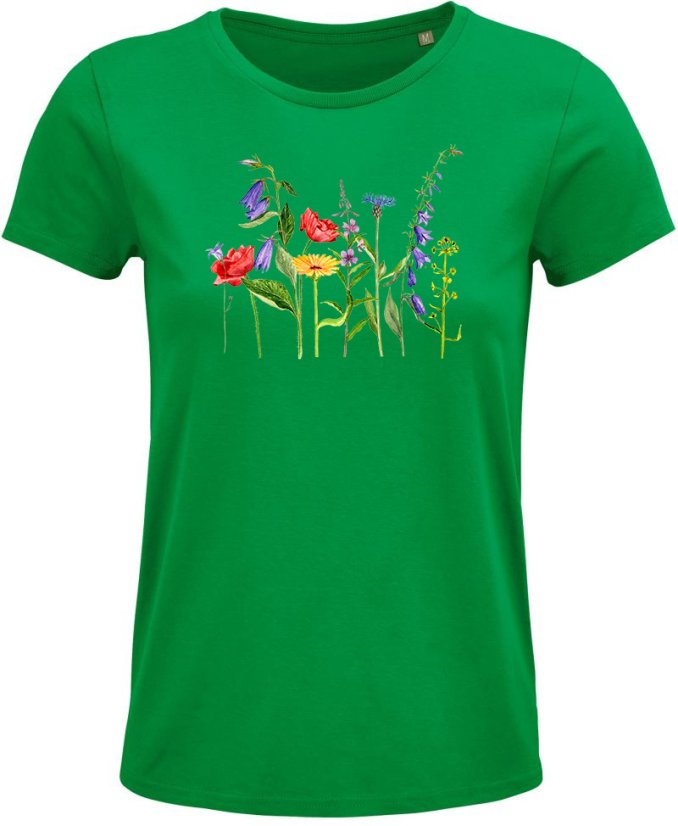 Dámske Bio tričko kvetový raj čierne