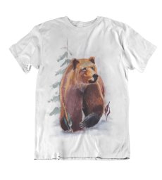 Pánske tričko kráčajúci medveď