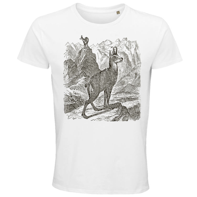 Pánske Bio tričko Kamzíky na horách