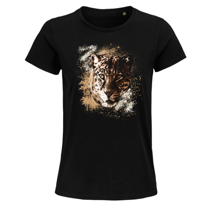 Dámske Bio tričko Leopard čierne