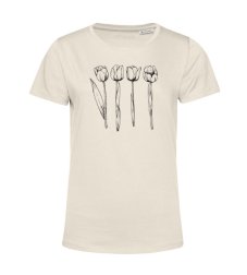 Dámske Bio tričko tulipány skica