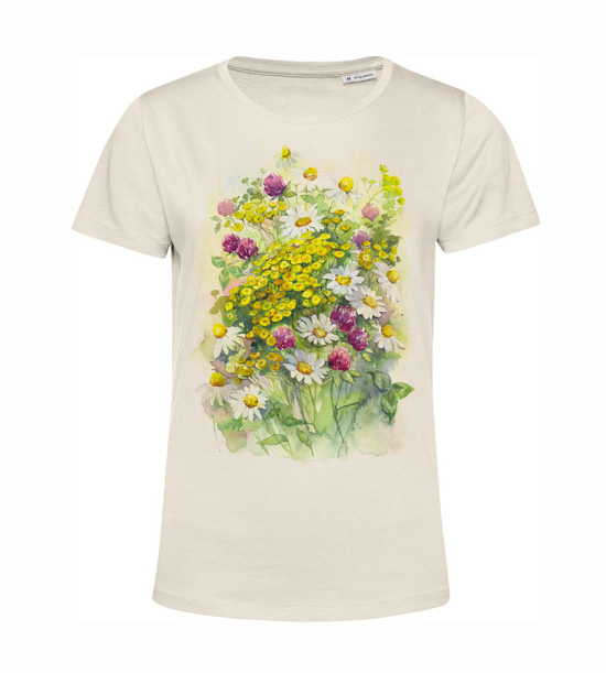 Dámske BIO tričko lúčne kvety