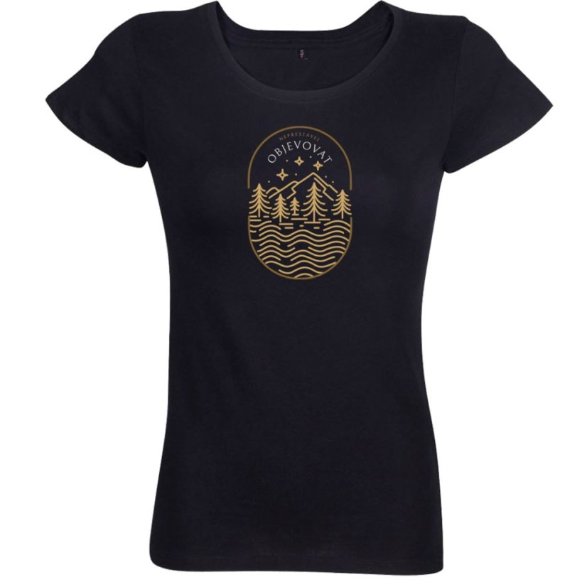 Dámské tričko NEPŘESTÁVEJ OBJEVOVAT