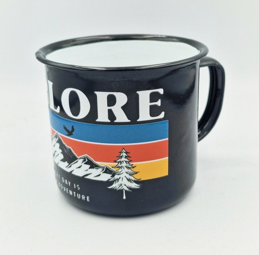 Smaltovaný hrnček  Explore, 350ml