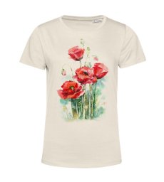 Dámske BIO tričko Červený mak