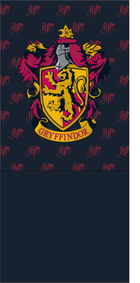 Harry Potter – detský zimný nákrčník Gryffindor, tmavomodrý