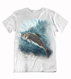 Pánske tričko loviaca ryba