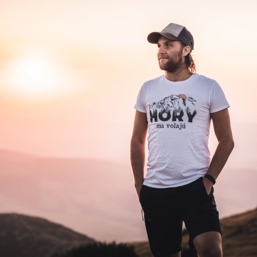 Pánske BIO tričko Hory ma volajú farebné