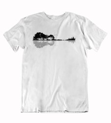 Pánske tričko Gitara príroda