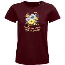 Dámske tričko Radosť a kvety