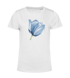 Dámske Bio tričko modrý kvietok