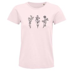 Dámske BIO tričko 3 divé kvety