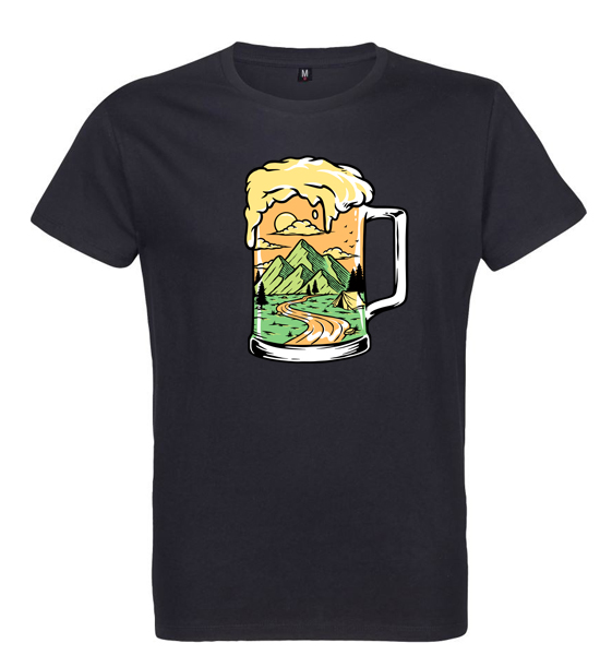 Pánské tričko Hory a pivo