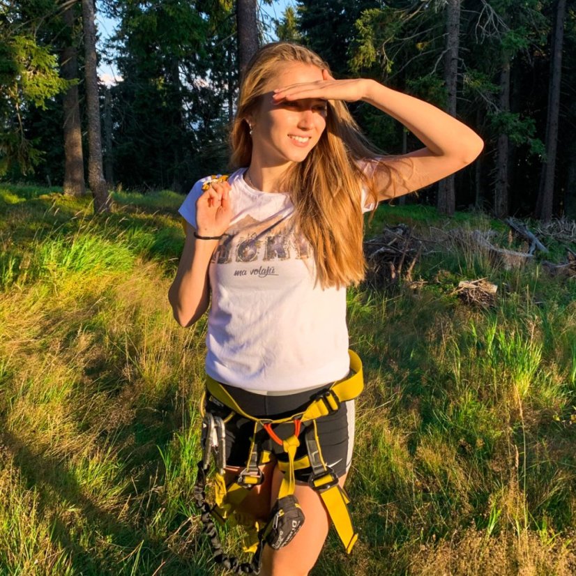 Dámske tričko hory ma volajú noc