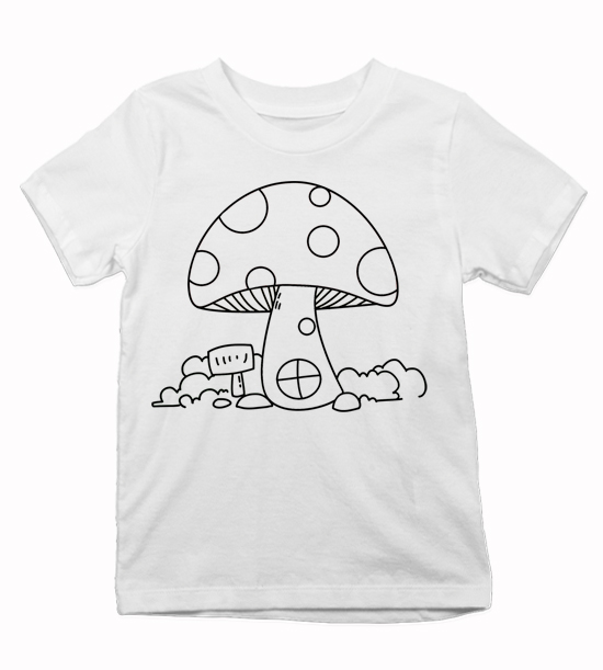 Detské tričko Maľovaná huba