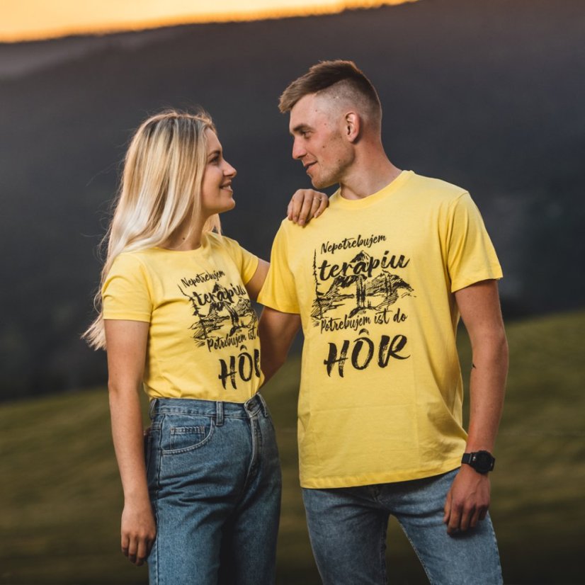 Dámske BIO  tričko potrebujem isť do hôr