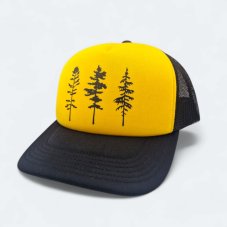 Šiltovka SPORT, 3 stromy žlto čierna