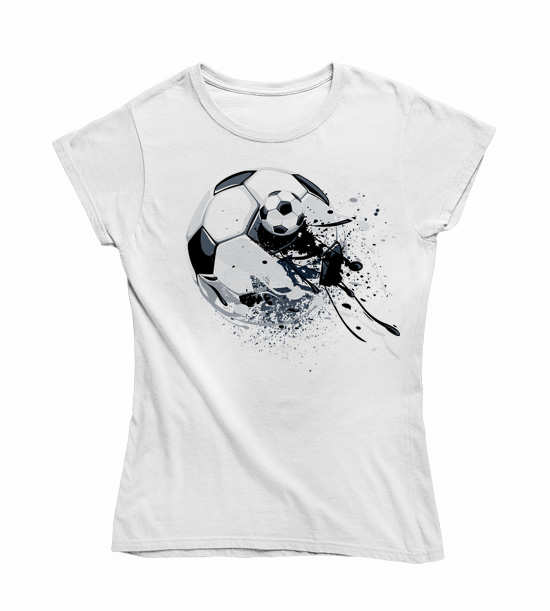 Dámske tričko Futbalová lopta