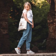 Bavlněná taška Spící strom