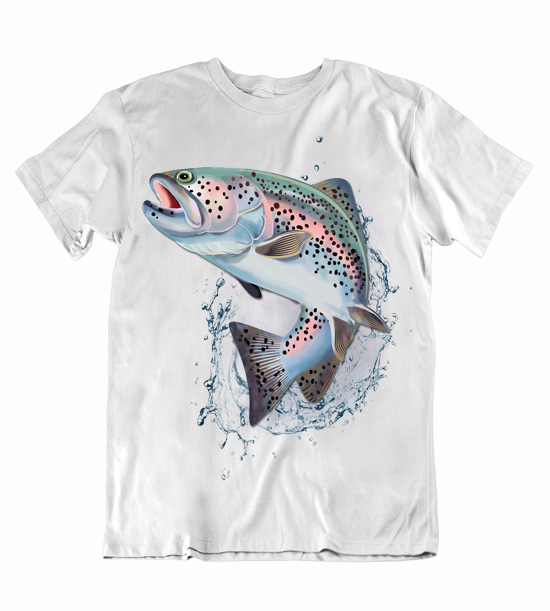 Pánske tričko skákajúca ryba