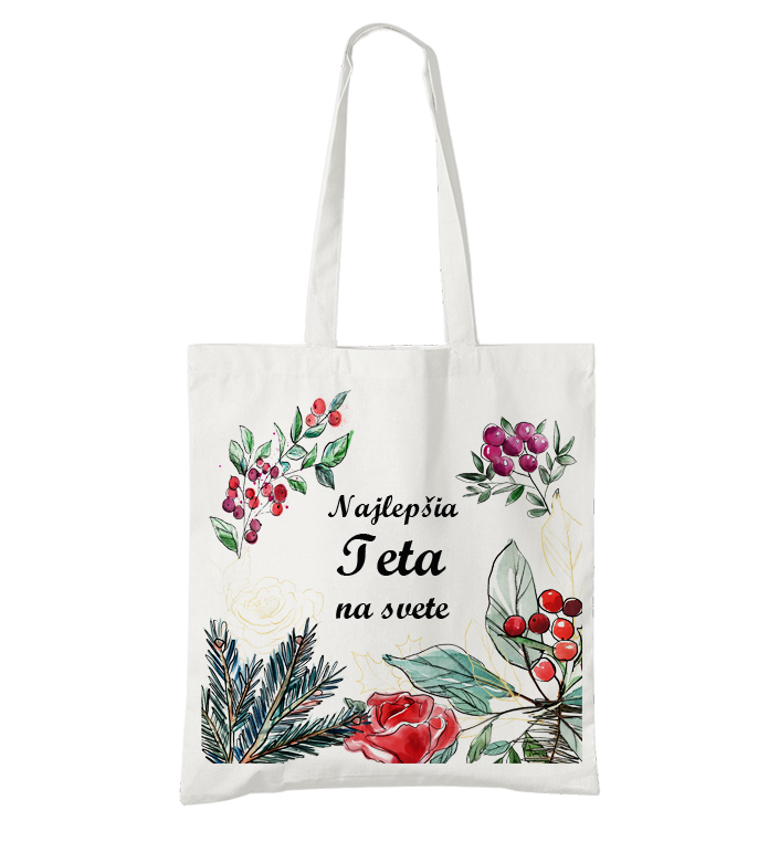 BIO bavlnená taška teta