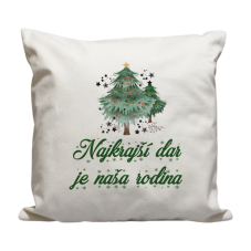 Vankúš Najkrajší dar je naša rodina