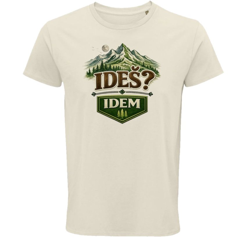 Pánske tričko ideš? idem