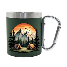 Hrnček s karabínou - Kemping