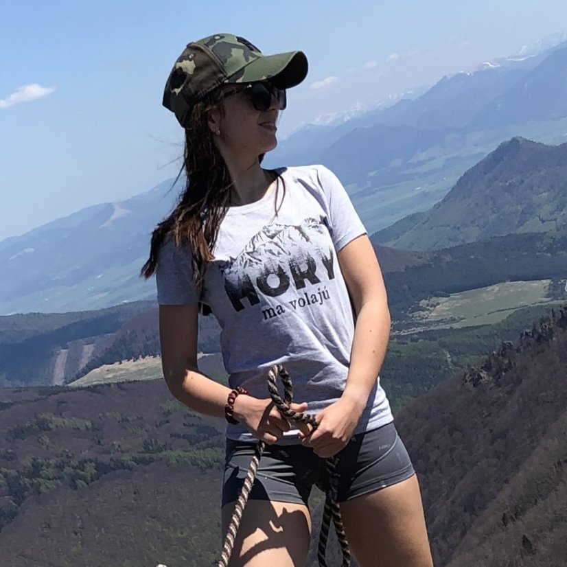 Dámske BIO tričko  HORY ma volajú stromové písmo