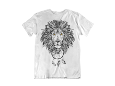 Pánske tričko Lev aztécke vzory