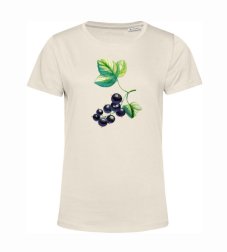 Dámske BIO tričko čierne ríbezle