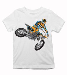 Detské tričko motokross
