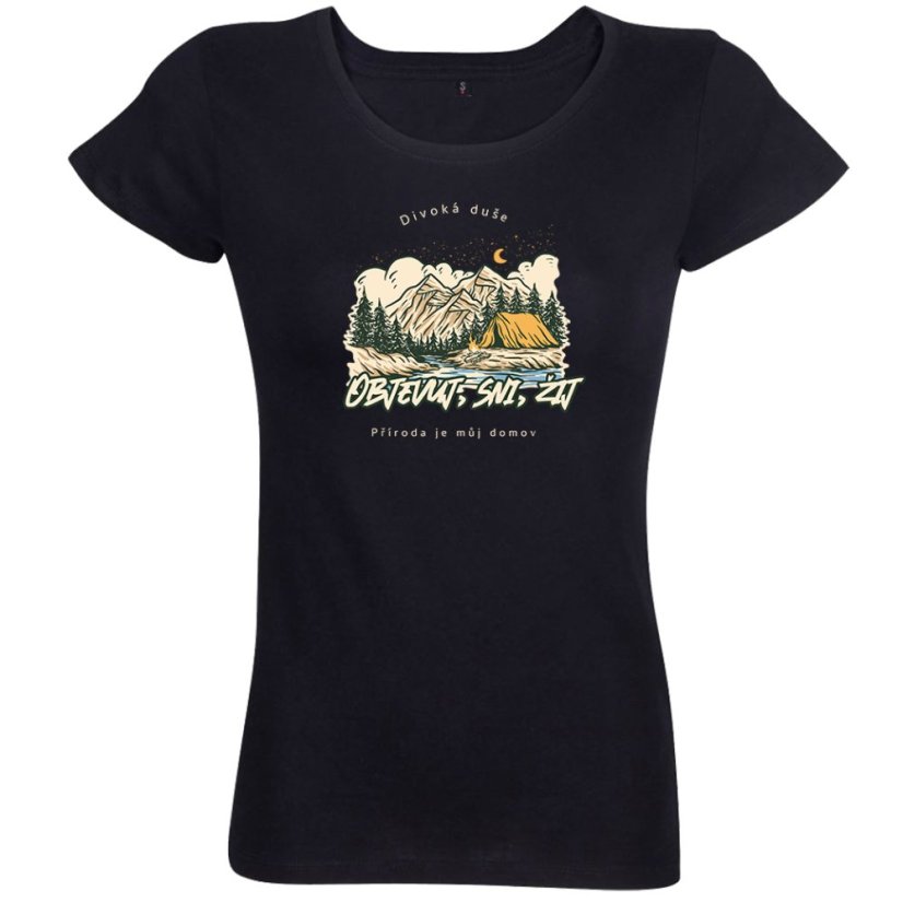 Dámské tričko Příroda je můj domov