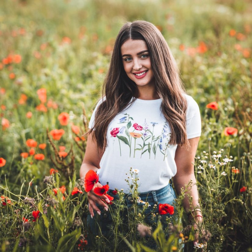 Dámske Bio tričko kvetový raj