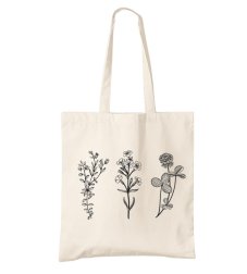 Bavlněná taška Tři divoké květiny