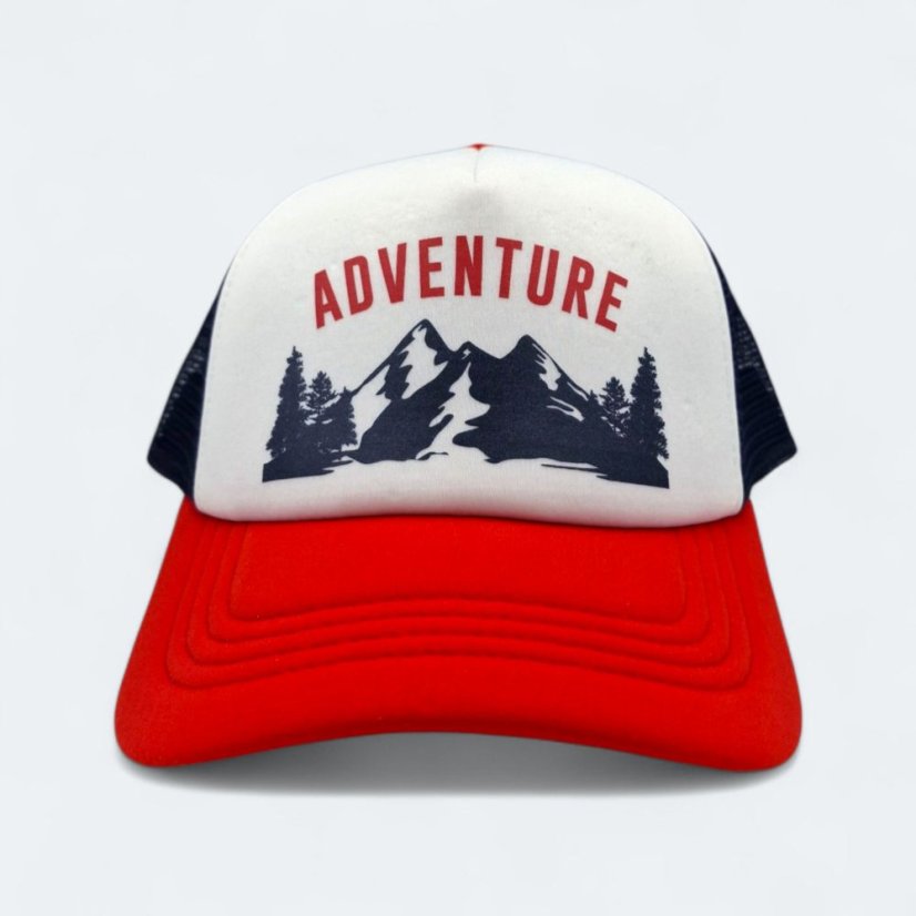 Kšiltovka SPORT, Adventure, modře červená