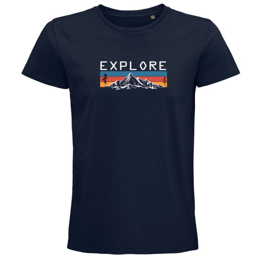 Pánske tričko Explore čierne