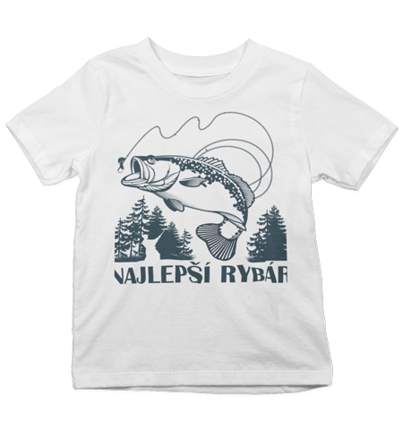 Detské tričko najlepší rybár