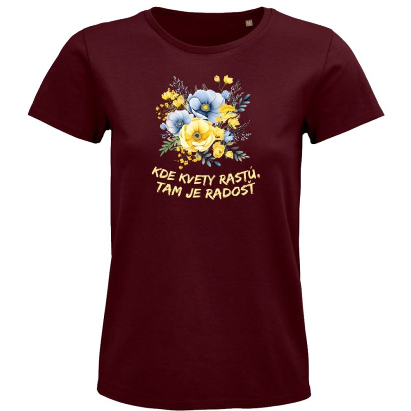 Dámske tričko Radosť a kvety